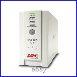 APC Back-UPS uninterruptible power supply (UPS) Standby (Offline) 0.65 kVA 40