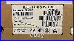 Eaton 5P 850iR 1U Rackmount UPS New batteries 12 Month RTB warranty