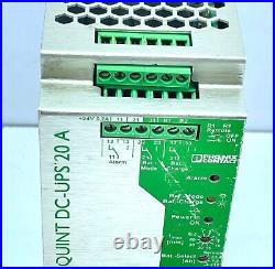 Phoenix Contact QUINT-DC-UPS/24DC/20 2866239 Uninterruptible Power Supply