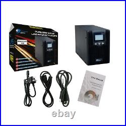 Powercool Smart UPS 2000VA 2 x UK Plug 3 x IEC RJ45 x 2 USB LCD Display